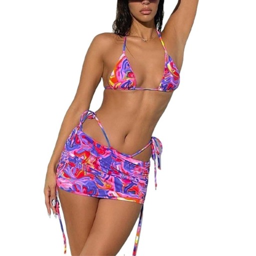 Dámsky crop top a sukňa A2844