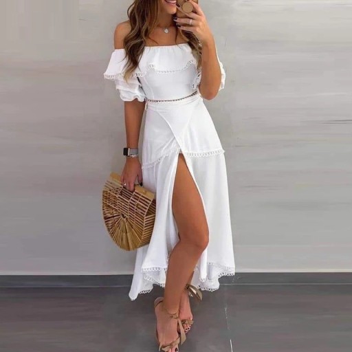 Dámsky crop top a sukňa B1131