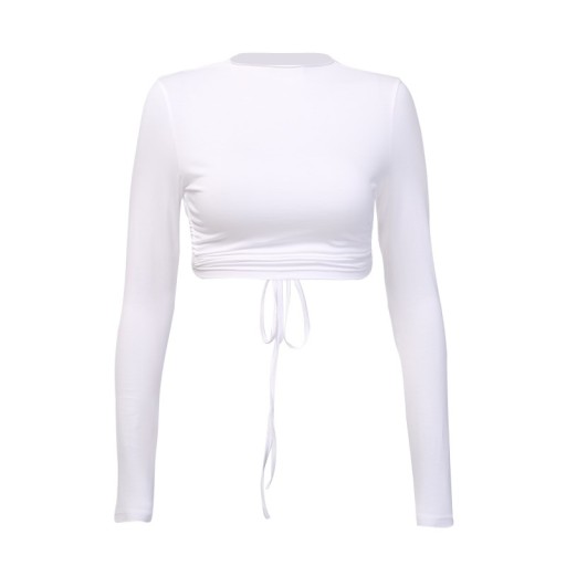Dámský crop top s odhalenými zády B83