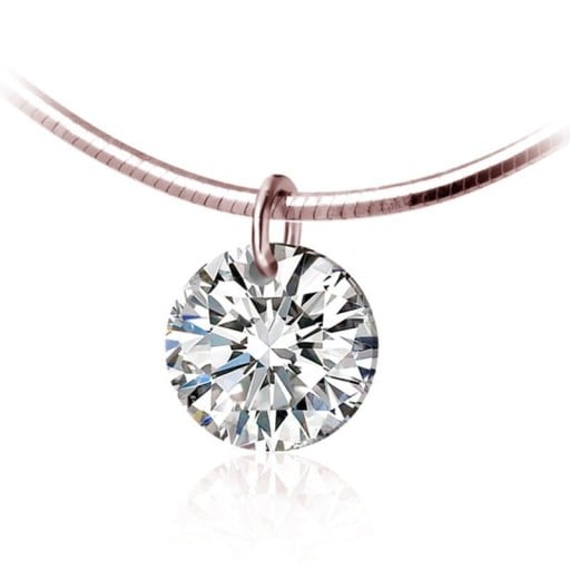 Dámský náhrdelník s krystalem M106