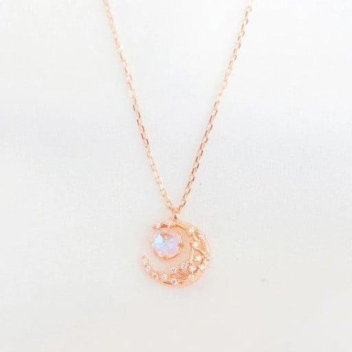 Dámský náhrdelník s měsícem D327