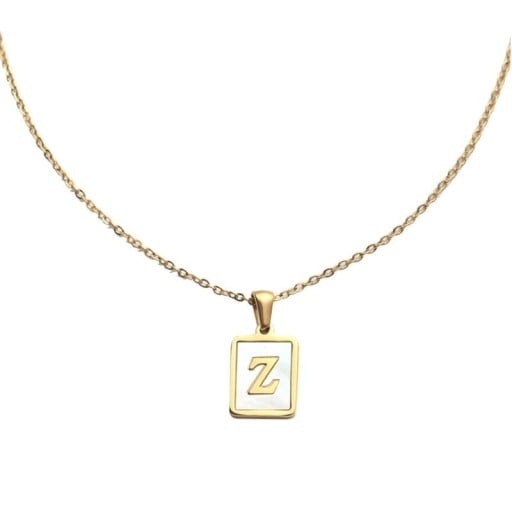 Dámský náhrdelník s písmenem D387