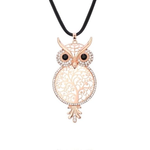 Dámský náhrdelník se sovou D282