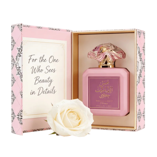 Dámský parfém Pink Blush Eau de Parfum s růžovým nádechem 100 ml luxusní vůně růžová skleněná lahvička dárkové balení pro zvláštní příležitosti