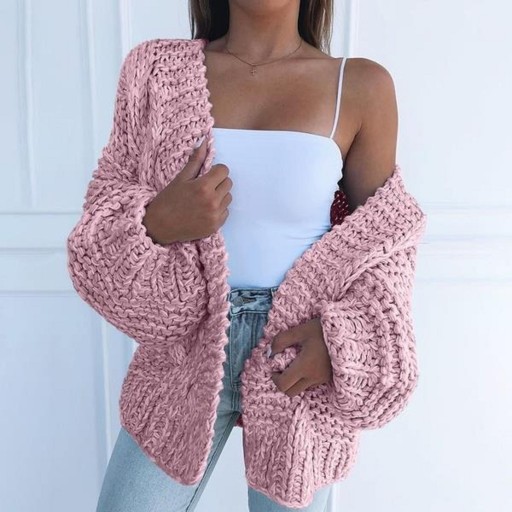 Dámský pletený cardigan G411