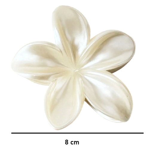 Dámsky skripec do vlasov 6 x 8 cm Elegantný kvetinový skripec Kovová lesklá spona do vlasov Pevné uchytenie účesu Štýlový vlasový doplnok