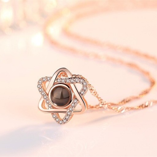 Damstjärna halsband G662