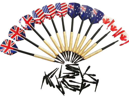 Darts with Plastic Tips 12 pcs