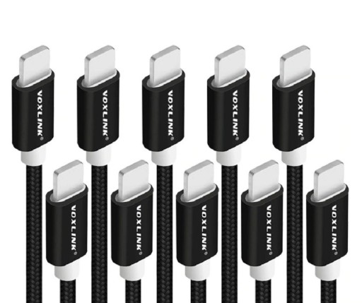 Datakabel til Apple Lightning til USB 10 stk.