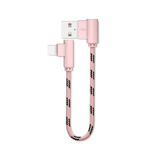 Dátový kábel USB na Micro USB / USB-C 20 cm