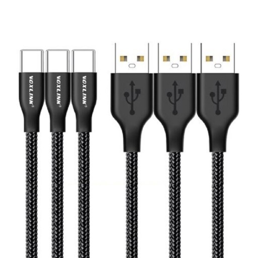 Dátový kábel USB / USB-C 3 ks