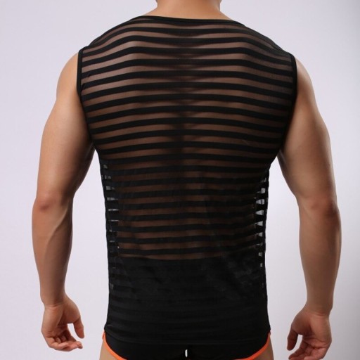 Débardeur transparent pour hommes T1974