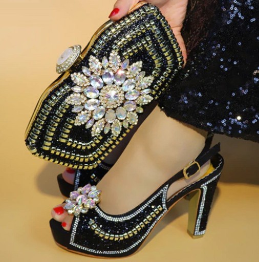 Décolleté brillanti da donna con paillettes J2427