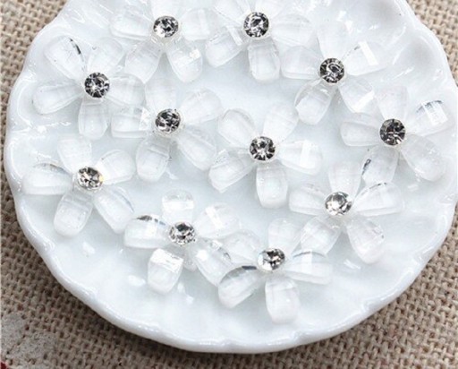 Decor mini flori 50 buc