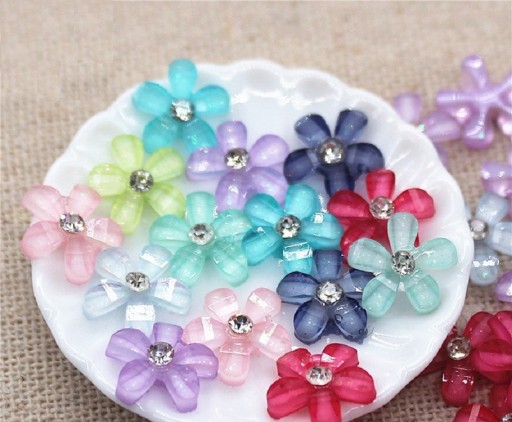 Decor mini flori 50 buc