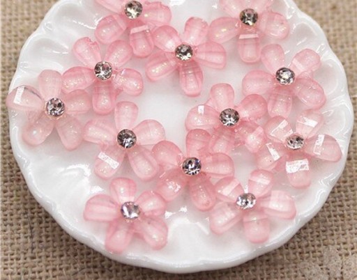 Decor mini flori 50 buc