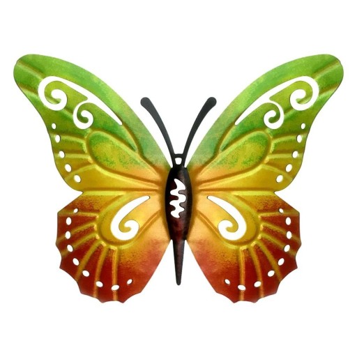 Decoração de jardim de parede borboleta