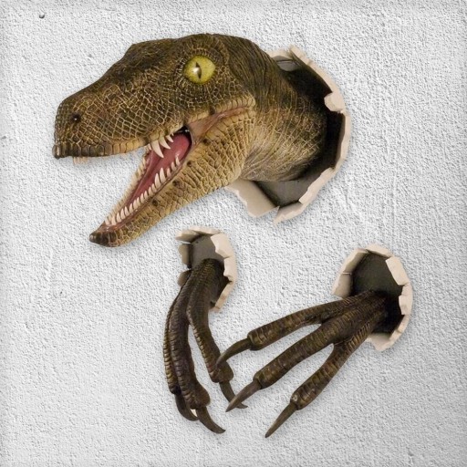 Decoração dinossauro na parede