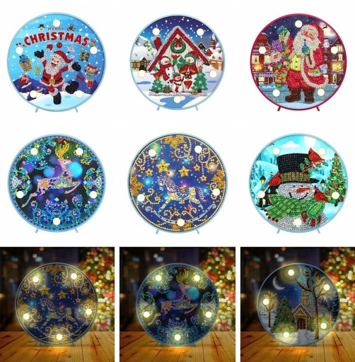 Decoração LED iluminada de Natal