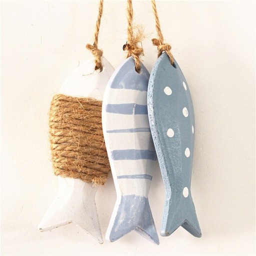 Decoración colgante con peces