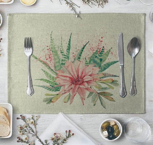 Decoración de mesa con cactus