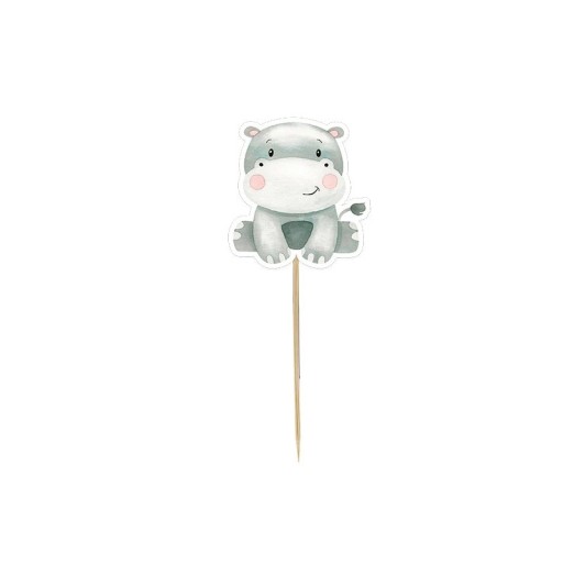 Decoración para tarta Hipopótamo 4,5 cm Motivo safari Fiesta de animales Decoración para tarta Estilo lindo Decoración para tarta Hipopótamo 4,5 cm Motivo safari Fiesta de animales Decoración para tarta Estilo lindo