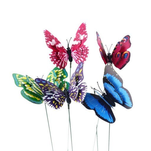 Decoración troquelada mariposa 5 uds.