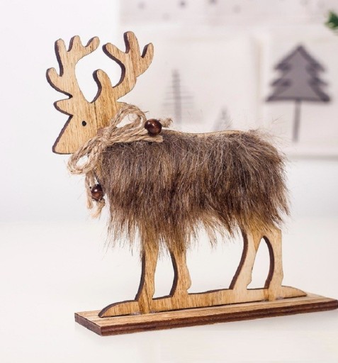Decoratief houten rendier