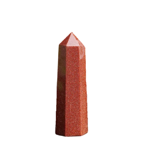 Decoratief rood kunstkristal 5-6 cm met fijne lichte korrel Mineraal steen voor decoratie Feng Shui energie Gewicht ca. 30 g