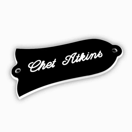 Decoratieve cover voor elektrische gitaar Gibson Klokvorm met de tekst Chet Atkins Stijlvolle accessoire voor klassieke modellen Vintage gitaartoebehoren