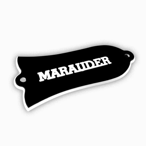 Decoratieve cover voor elektrische gitaar Gibson Marauder Vormen van een klok met de tekst Marauder Stijlvolle accessoire voor klassieke modellen Vintage gitaaraccessoires