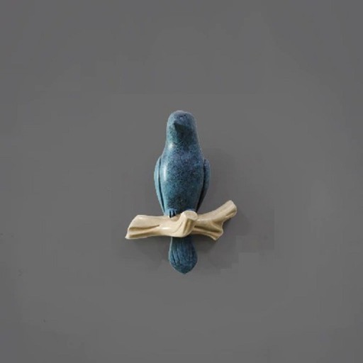 Decoratieve haak in de vorm van een vogel