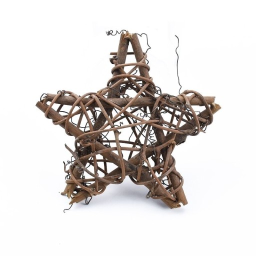 Decoratieve rotan ster C607