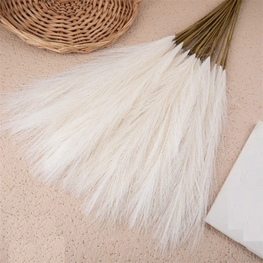 Decoratieve zijden plant 57,5 cm 10 stuks