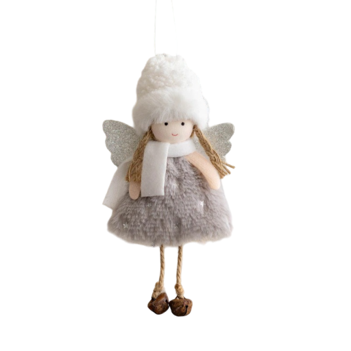 Décoration de Noël ange suspendu 17 x 9 cm