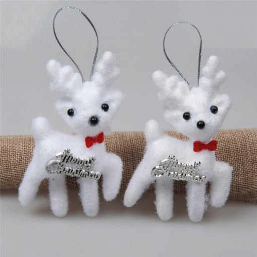 Décoration de Noël cerf 2 pcs