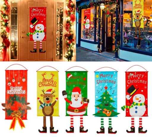 Décoration de Noël pour porte