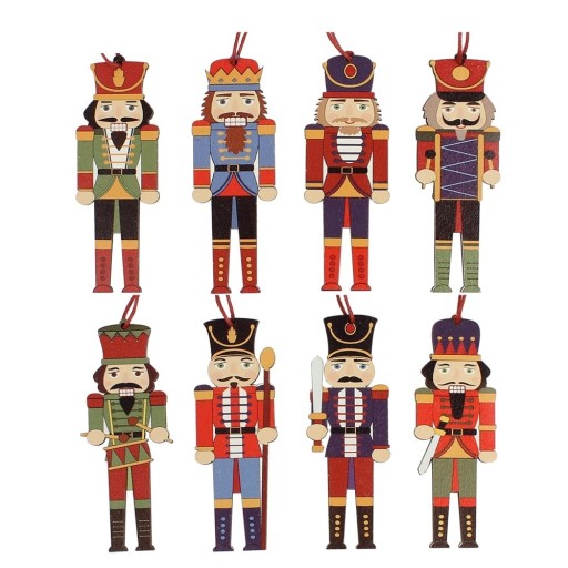 Décoration de Noël soldat 3 pcs