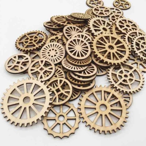 Décoration roues dentées 50 pcs