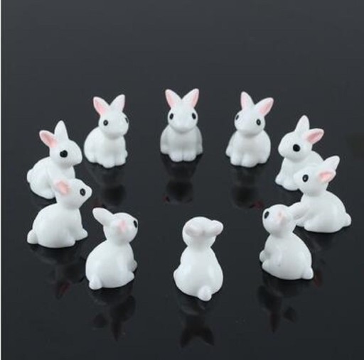 Decorative Bunny Miniatures 10 pcs