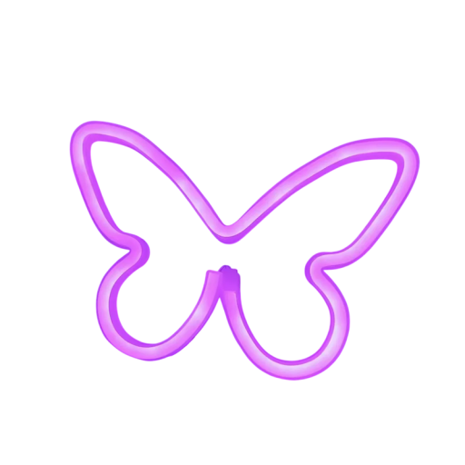 Decorazione da parete LED neon a forma di farfalla 22,5 x 17 cm Decorazione luminosa da parete alimentata tramite USB o 3x batterie AA Stanza dei bambini Camera da letto