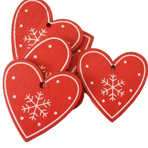 Decorazione di Natale a forma di cuore J3471