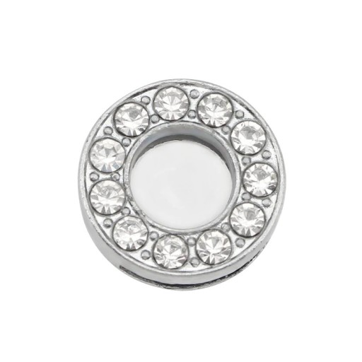 Decorazione in pietre per crocs lettera O 2,5–3 cm decorazione in PVC argento per personalizzazione delle scarpe e creazione di iniziali