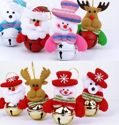 Decorazione natalizia con campanella 2 pz