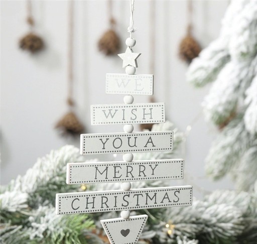 Decorazione natalizia da appendere a forma di albero