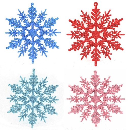 Decorazione Natalizia Fiocco 12 pz