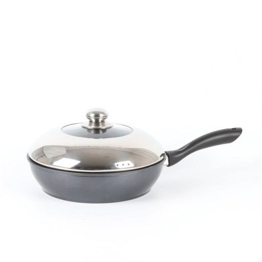 Deep Frying Pan with Lid 28 cm