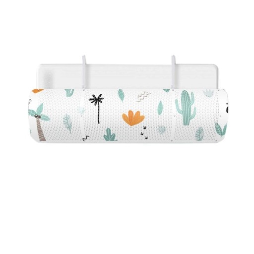 Defletor para ar condicionado com impressão Capa de vento contra o fluxo direto com aberturas Defletor de ar para ar condicionado 84 x 23 cm V333