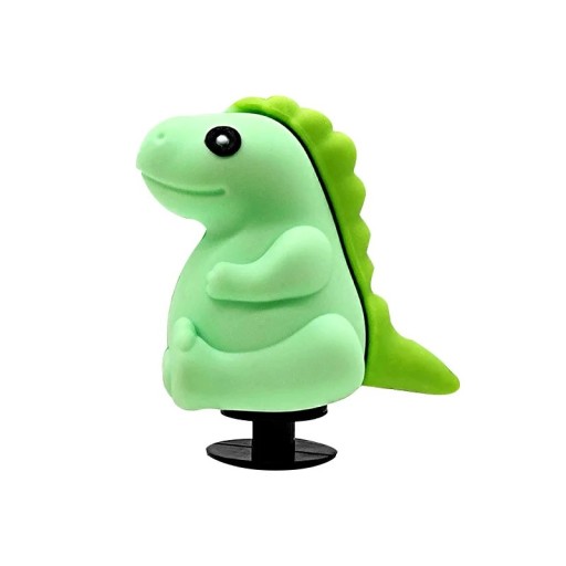 Dekorace na crocsy 3D dinosaurus 3–5 cm PVC zelená ozdoba do nazouváků doplněk do děrovaných bot stylová dekorace