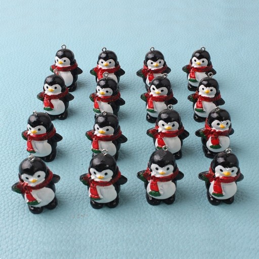 Dekorace tučňák 8 ks